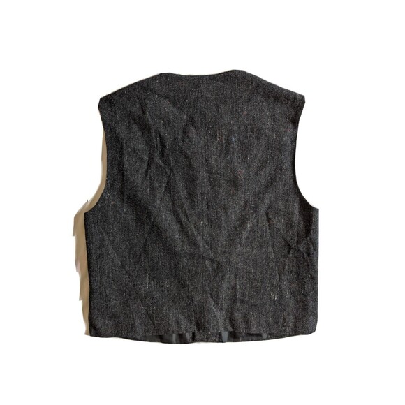 Colorful Fleck Tweed Shooting Hunting WOOL blend Waistcoat Vest Men XL - Picture 3 of 6